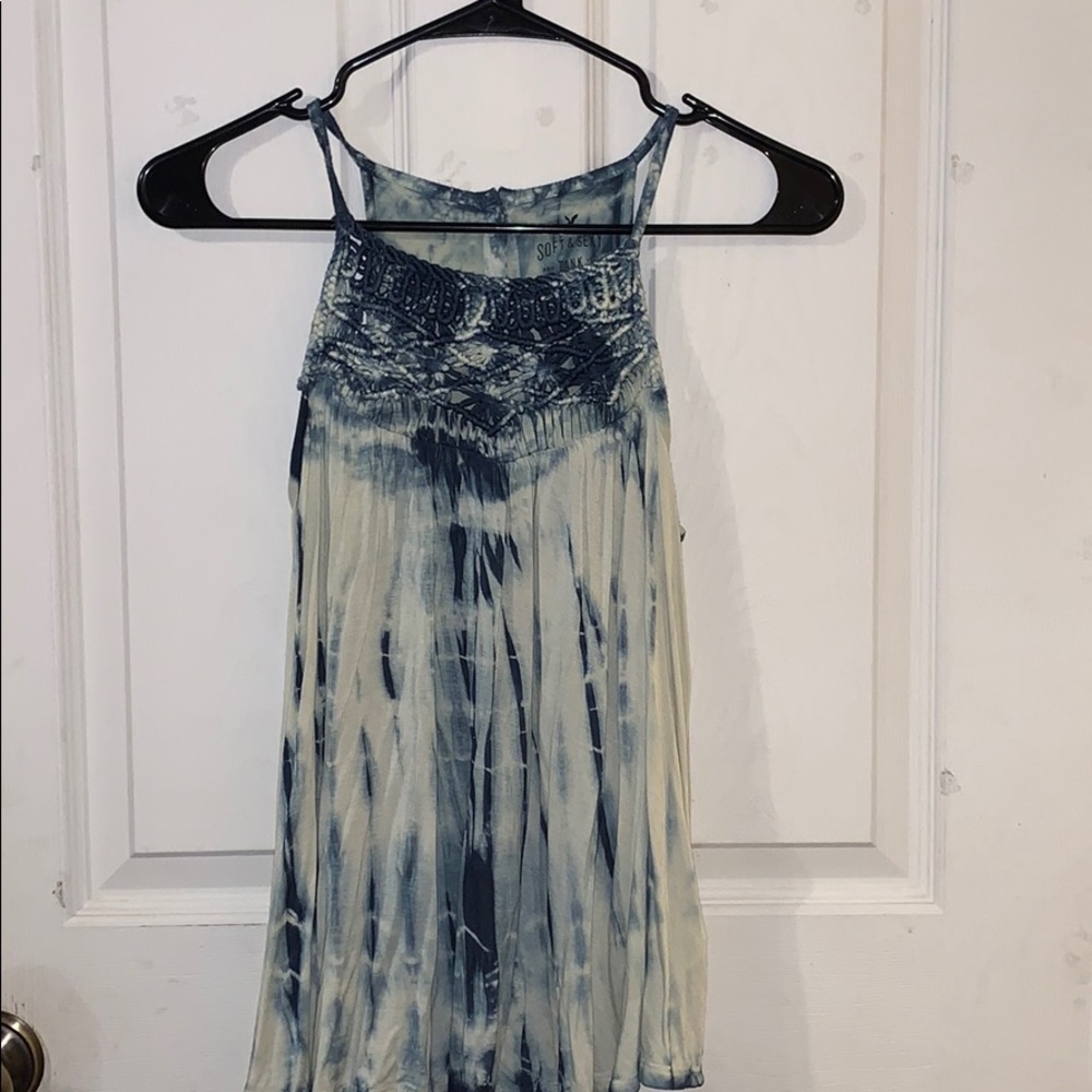 Open Back Tank Top